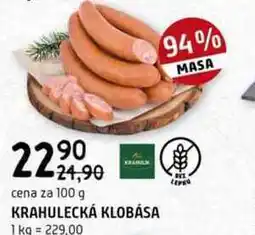 Terno KRAHULECKÁ KLOBÁSA 100 g nabídka