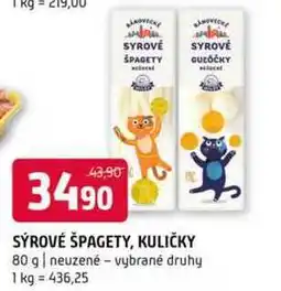 Terno SÝROVÉ ŠPAGETY, KULIČKY 80 g nabídka