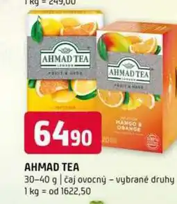 Terno AHMAD TEA 30-40 g nabídka