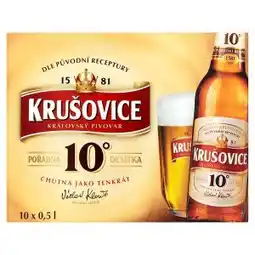 Terno Krušovice 10° pivo výčepní světlé 10 x 0,5l nabídka