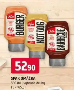 Terno SPAK OMÁČKA 320 ml nabídka