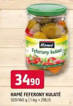 Terno Hamé Feferony kulaté 320/160 g nabídka