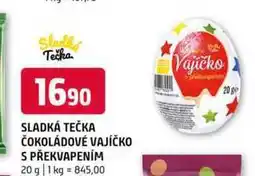 Terno SLADKÁ TEČKA ČOKOLÁDOVÉ VAJÍČKO S PŘEKVAPENÍM 20 g nabídka