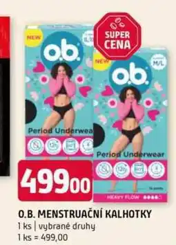 Terno O.B. MENSTRUAČNÍ KALHOTKY 1 ks nabídka