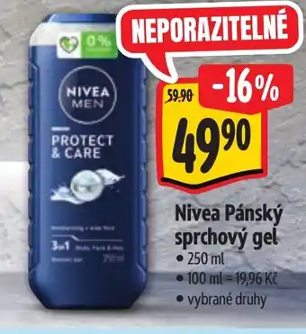 Albert NIVEA Pánský sprchový gel nabídka