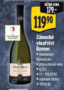 Albert Zámecké vinařství bzenec nabídka