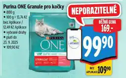 Albert Purina one granule pro kočky nabídka