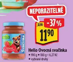 Albert Hello ovocná svačinka nabídka