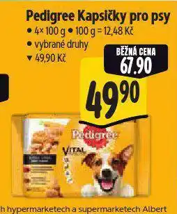 Albert Pedigree kapsičky pro psy nabídka