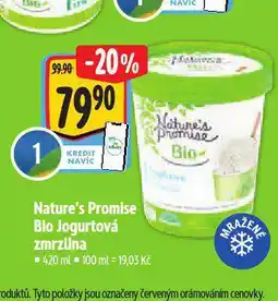 Albert Bio jogurtová zmrzlina nabídka