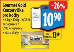 Albert Gourmet gold kozervička pro kočky nabídka