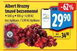 Albert Hrozny tmavé bezsemenné nabídka