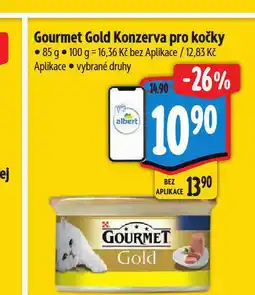 Albert Gourmet gold konzervy pro kočky nabídka