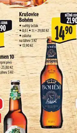 Albert Pivo krušovice bohém nabídka