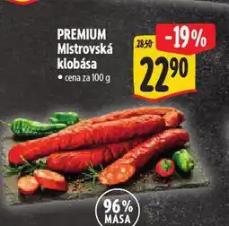 Albert Mistrovská klobása nabídka