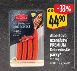 Albert Debrecínské párky nabídka