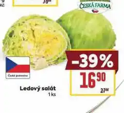 Billa Ledový salát nabídka