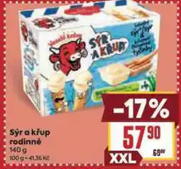 Billa Sýr a křup rodinné nabídka