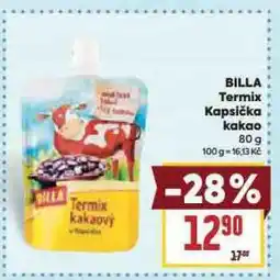 Billa Termix kapsička kakao nabídka