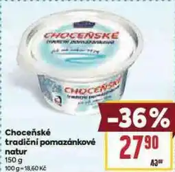 Billa Choceňské pomazánkové natur nabídka
