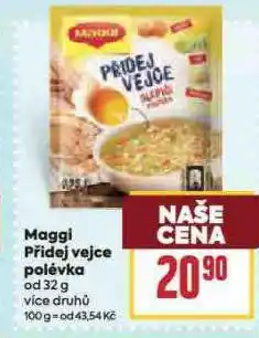 Billa Maggi přidej vejce polévka nabídka