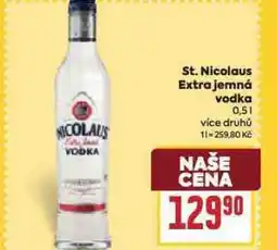 Billa St. nicolaus extra jemná vodka nabídka