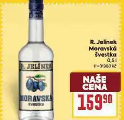 Billa R. jelínek moravská švestka nabídka