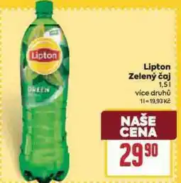 Billa Lipton zelený čaj nabídka