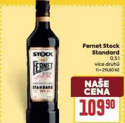 Billa Fernet stock standard nabídka