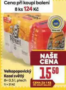 Billa Velkopopovický kozel světlý nabídka