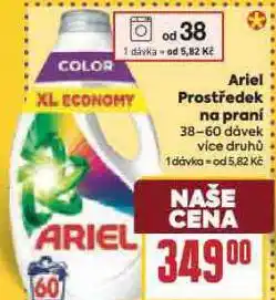 Billa Ariel prostředek na přání nabídka