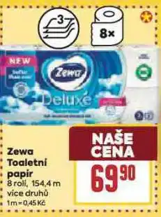Billa Zewa toaletní papír nabídka