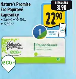 Albert Nature's Promise Eco Papírové kapesníky nabídka