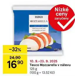 Tesco Tesco Mozzarella v nálevu, 125 g nabídka