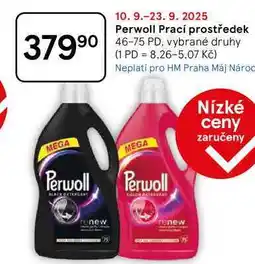 Tesco Perwoll Prací prostředek, 46-75 PD, vybrané druhy nabídka