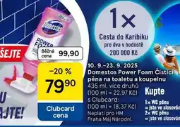 Tesco Domestos Power Foam Čisticí pěna na toaletu a koupelnu, 435 ml, více druhů nabídka
