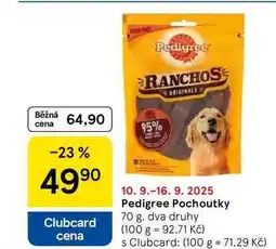 Tesco Pedigree Pochoutky, 70 g nabídka