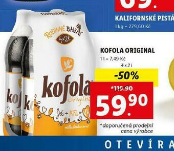 Lidl Kofola original nabídka