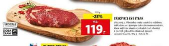 Lidl Irský rib eye steak nabídka