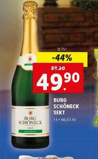 Lidl Burg schöneck sekt nabídka