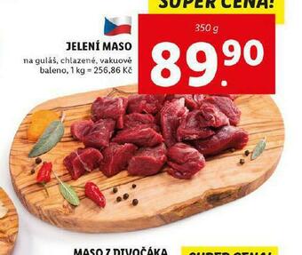 Lidl Jelení maso nabídka