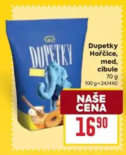 Billa Dupetky hořčice, med, cibule nabídka