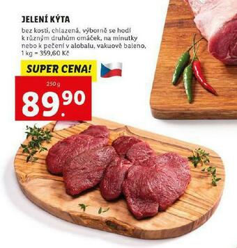 Lidl Jelení kýta nabídka