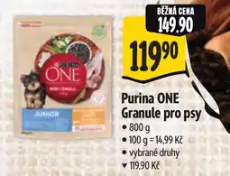 Albert Purina ONE Granule pro psy nabídka