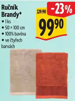 Albert Ručník Brandy nabídka