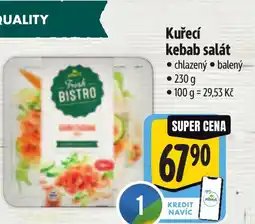 Albert Kuřecí kebab salát nabídka