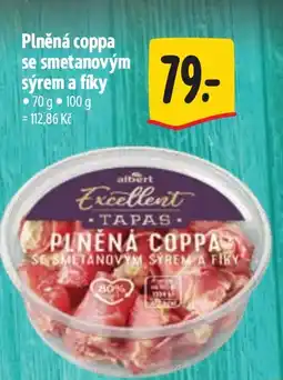 Albert Plněná coppa se smetanovým sýrem a fíky nabídka
