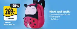 Albert Dětský batoh beruška nabídka