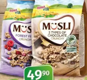 COOP TIP Bonavita müsli nabídka