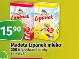 COOP TIP Madeta Lipánek mléko nabídka